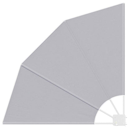Balkon Sichtschutz Rechteckig 115 x 115 cm Polyester Grau
