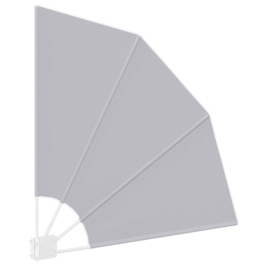 Balkon Sichtschutz Rechteckig 115 x 115 cm Polyester Grau