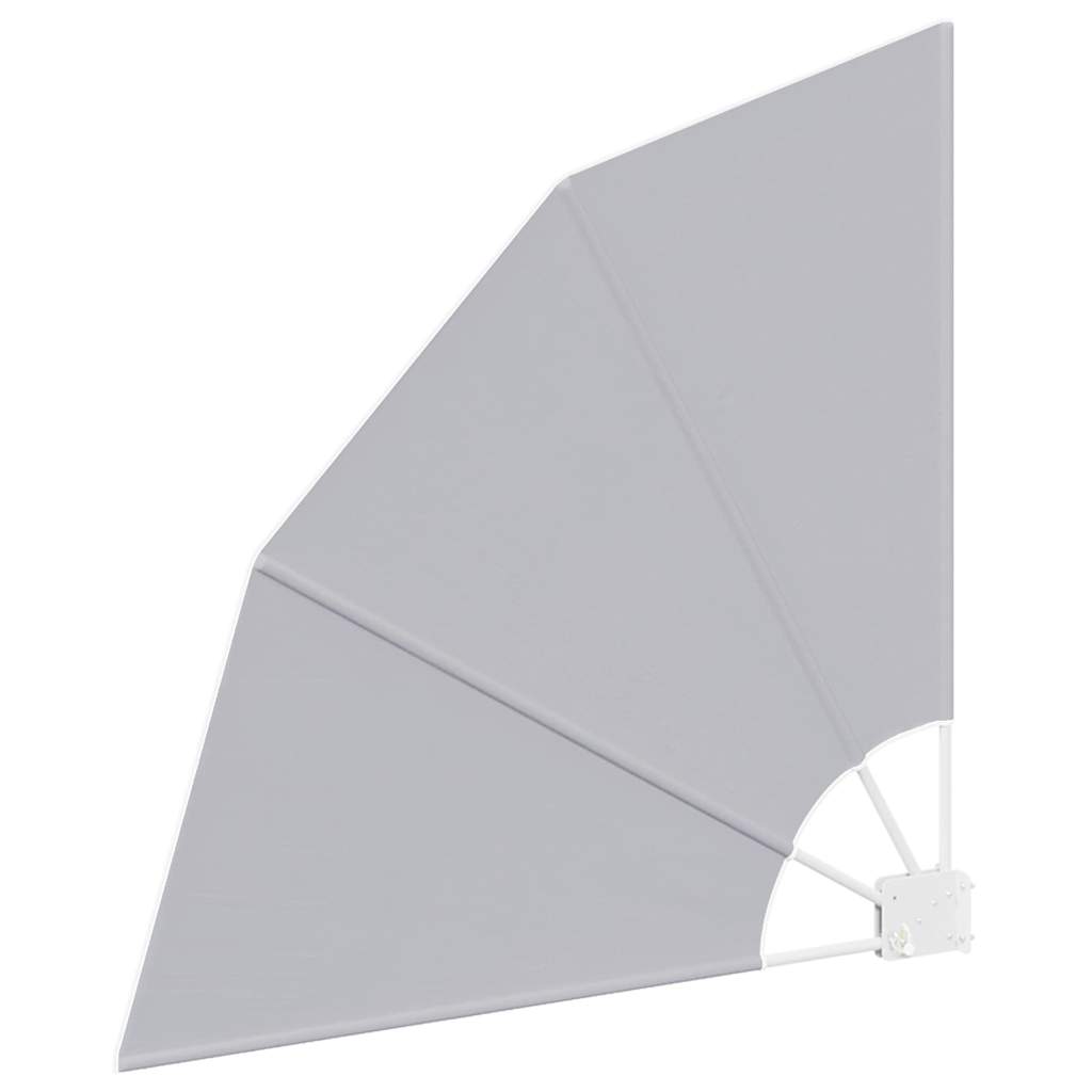 Balkon Sichtschutz Rechteckig 115 x 115 cm Polyester Grau