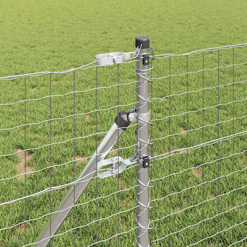 Eingebetteter Zaunpfosten 13 stk. Silber