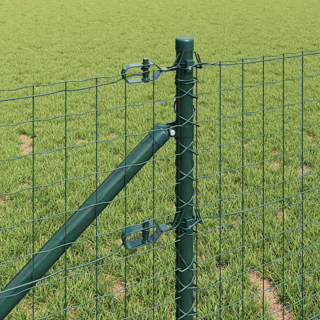 Zaunpfosten mit Einschlaghülse 7 Stk. Grün