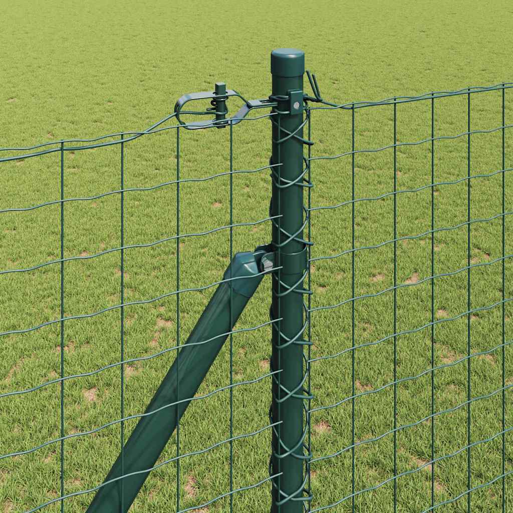 Zaunpfosten mit Einschlaghülse 7 Stk. Grün