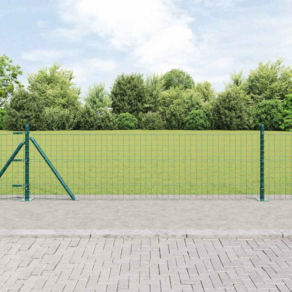 Zaunpfosten zum Einbetonieren 7 Stk. Grün