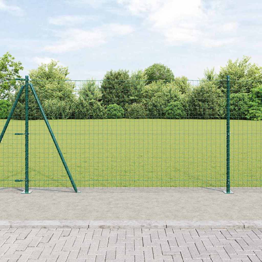 Zaunpfosten zum Einbetonieren 7 Stk. Grün