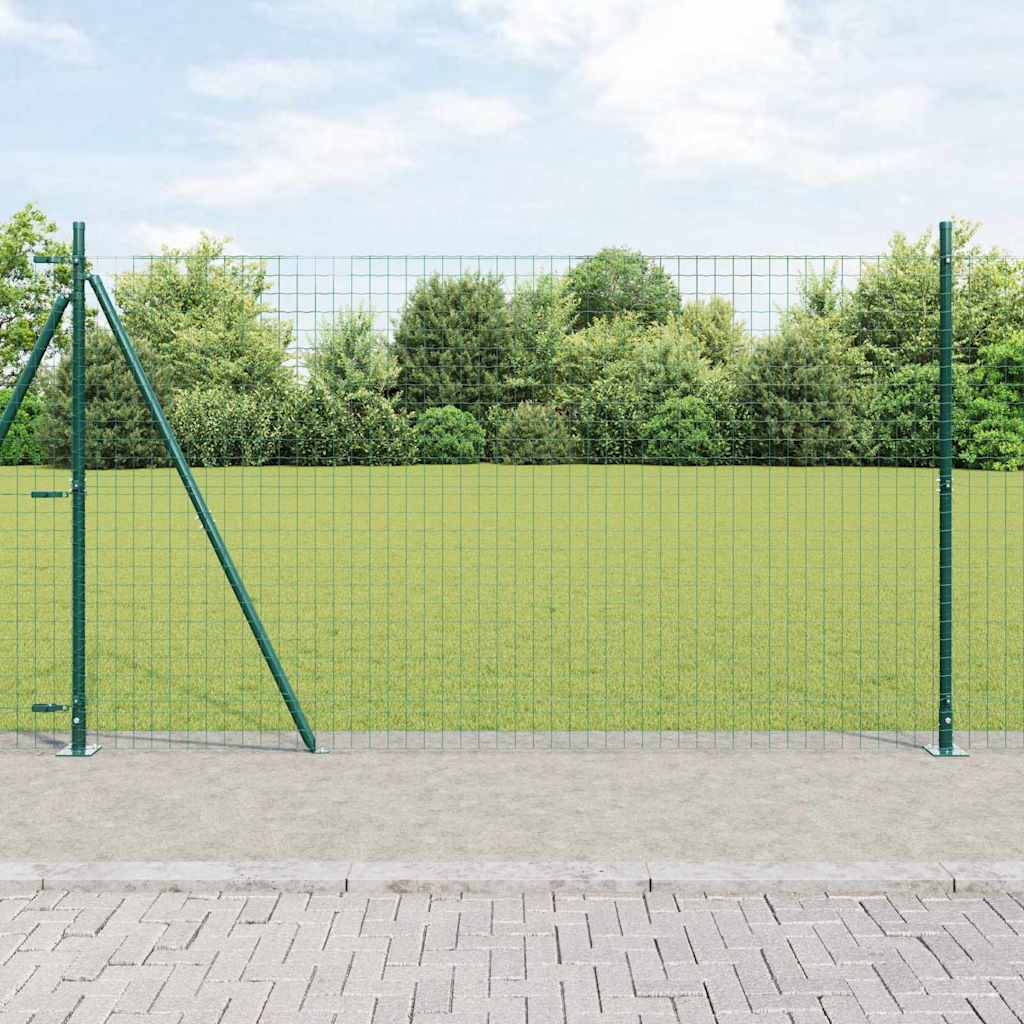 Zaunpfosten zum Einbetonieren 13 Stk. Grün