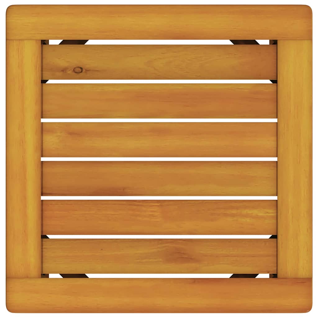 Sonnenliege 2 pcs Braun Massivholz Akazie