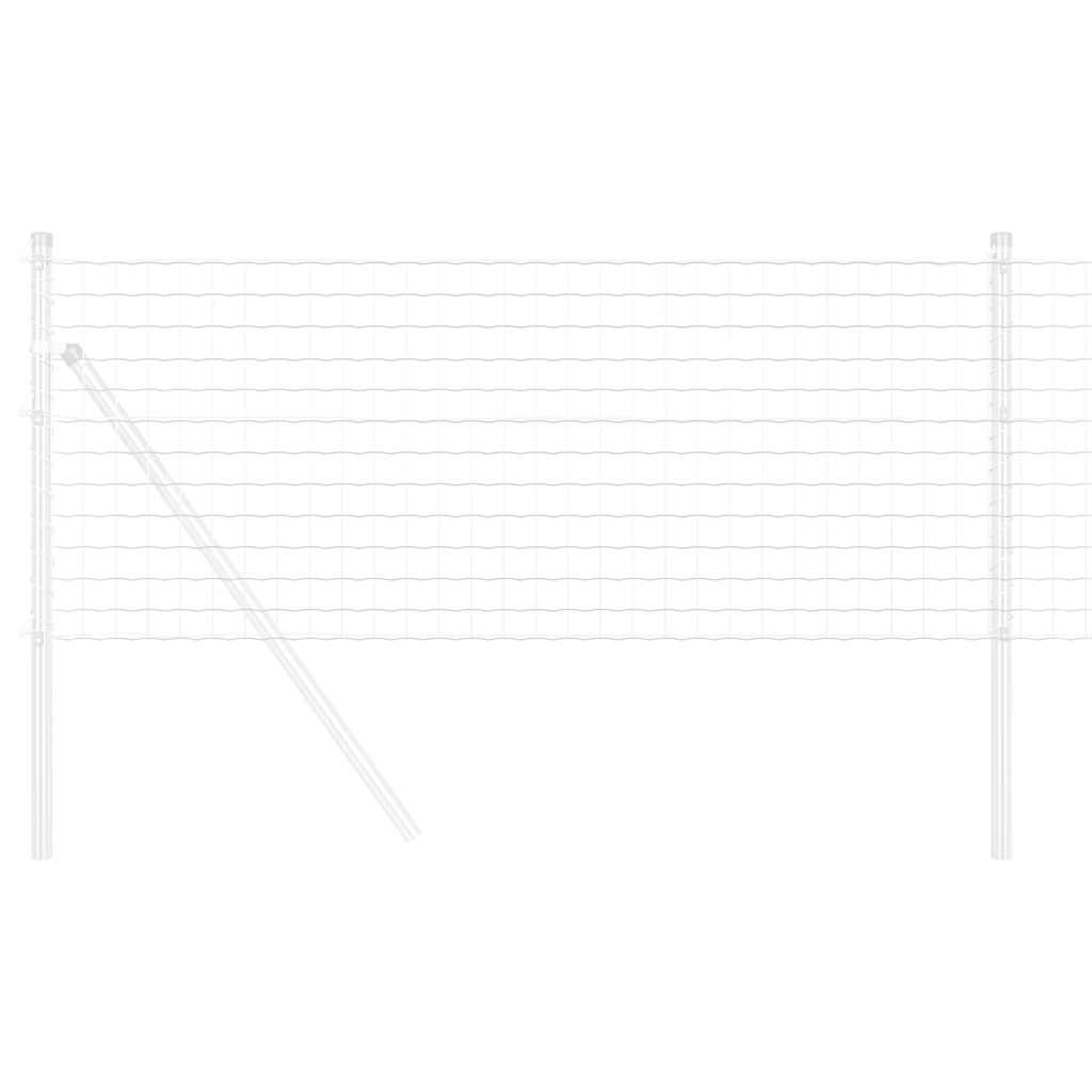 Eurozaun 0,8 x 10 m PVC-beschichtetes Eisen