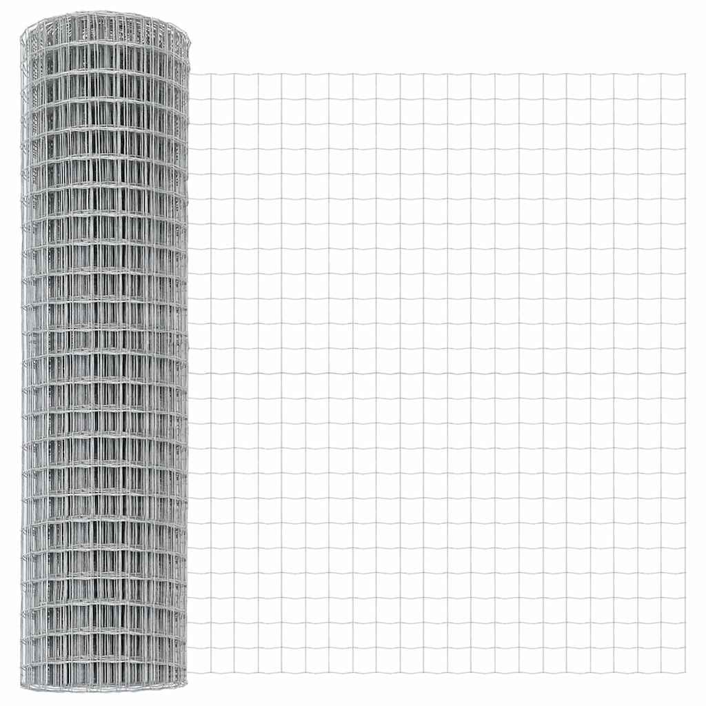 Eurozaun 1 x 10 m PVC-beschichtetes Eisen