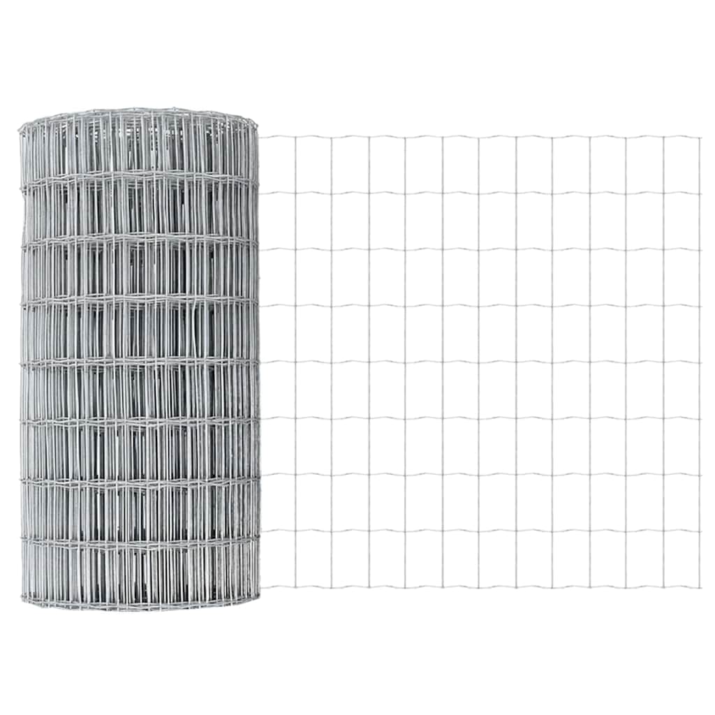Eurozaun 0,8 x 10 m PVC-beschichtetes Eisen