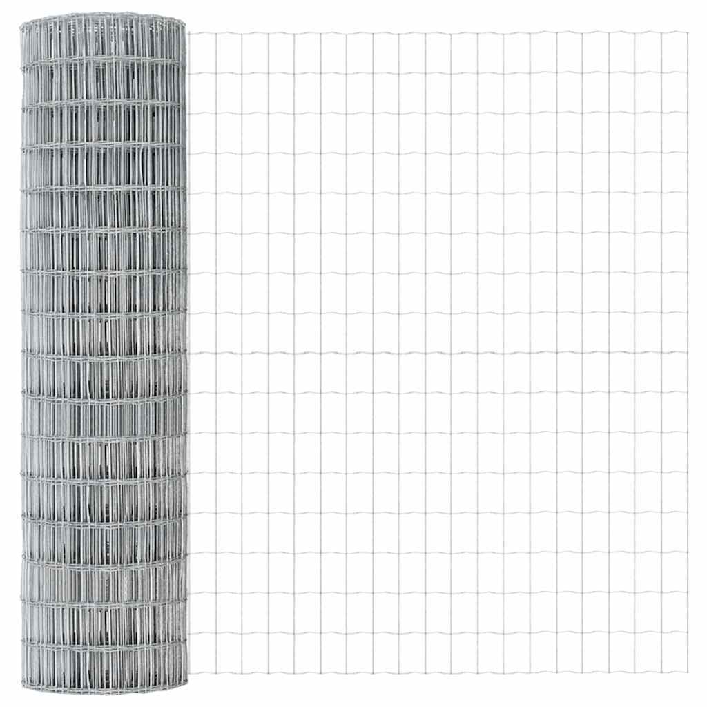 Eurozaun 1,4 x 10 m PVC-beschichtetes Eisen