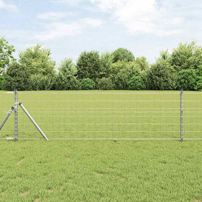 Eurozaun 10 x 0,8 m PVC-beschichtetes Eisen