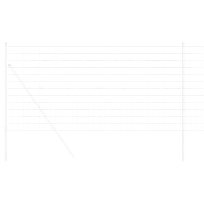 Eurozaun 25 x 1,2 m PVC-beschichtetes Eisen