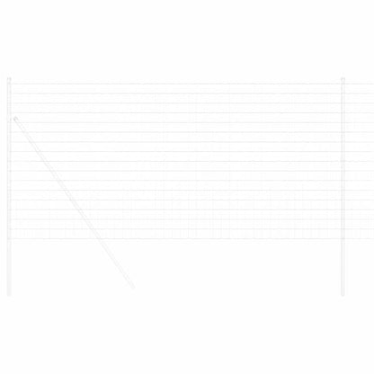 Eurozaun 10 x 1,4 m PVC-beschichtetes Eisen