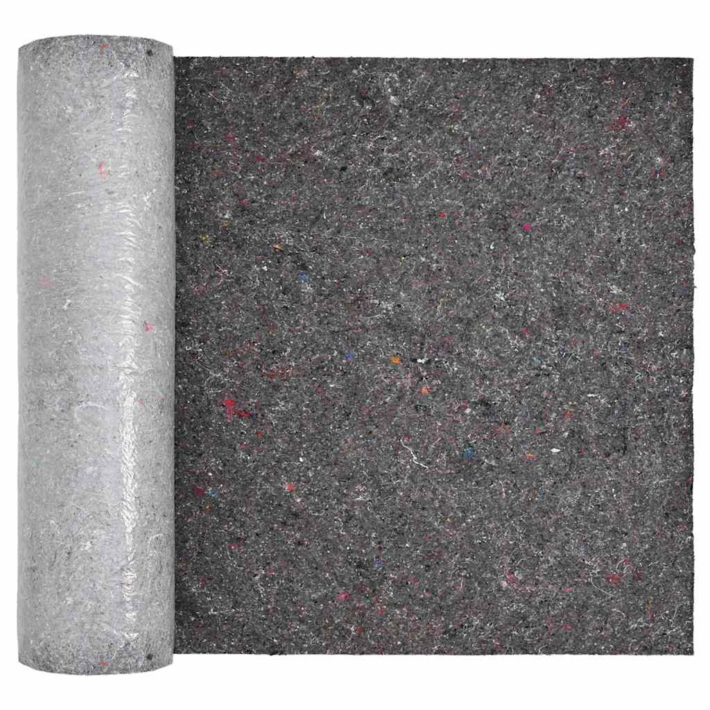Teichvlies Grau 1 x 10 m Polyester und Baumwolle