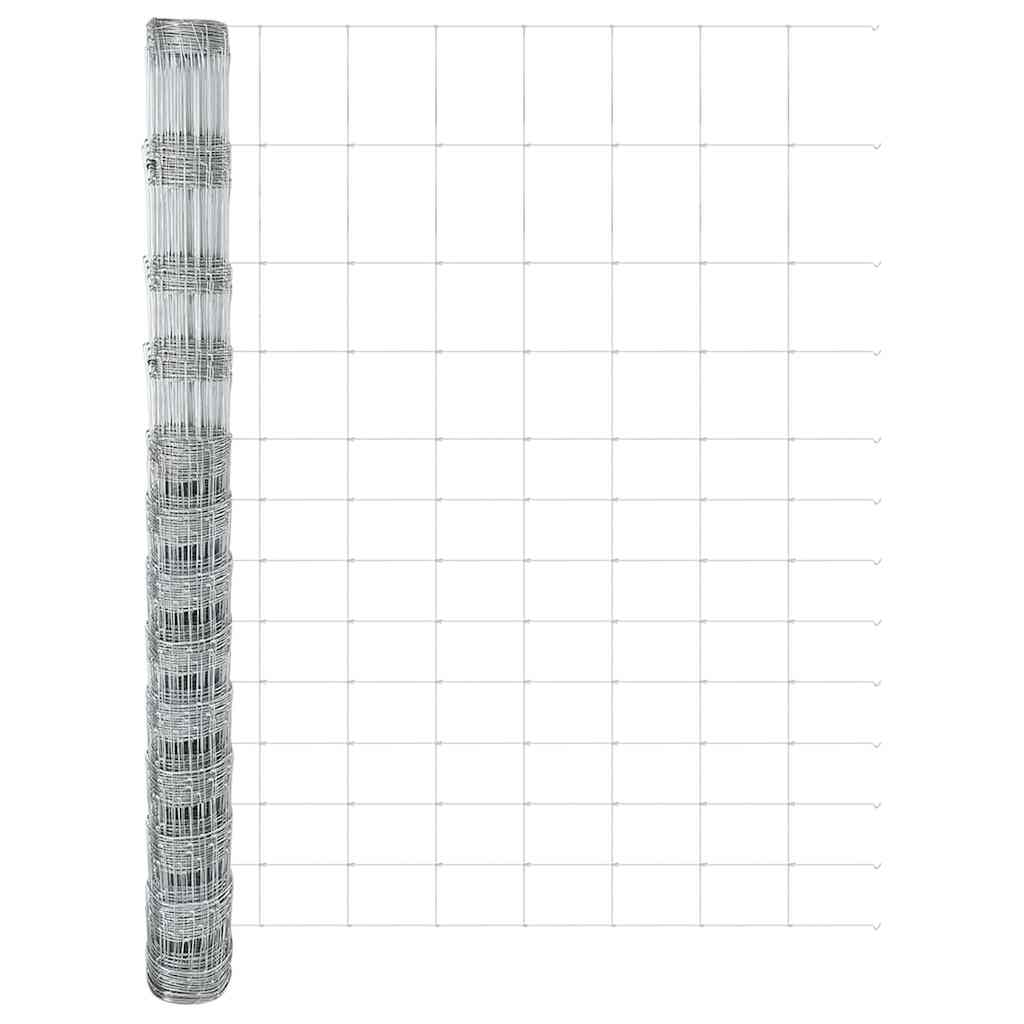 Wildzaun Feuerverzinkt 1000 x 150 x 0,18 cm Eisen