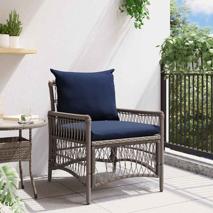 Gartenstuhl Grau Poly-Rattan