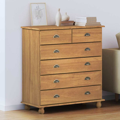 Schubladenkommode mit Schubladen ASKIM Braun 91 x 40 x 95,5 cm