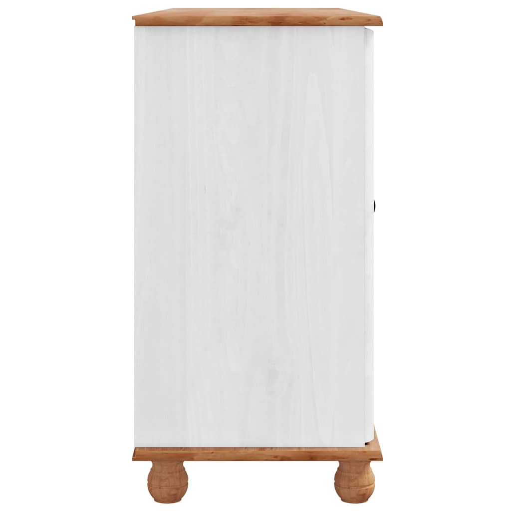 Sideboard ASKIM 133,5 x 40 x 79 cm Massivholz Kiefer
