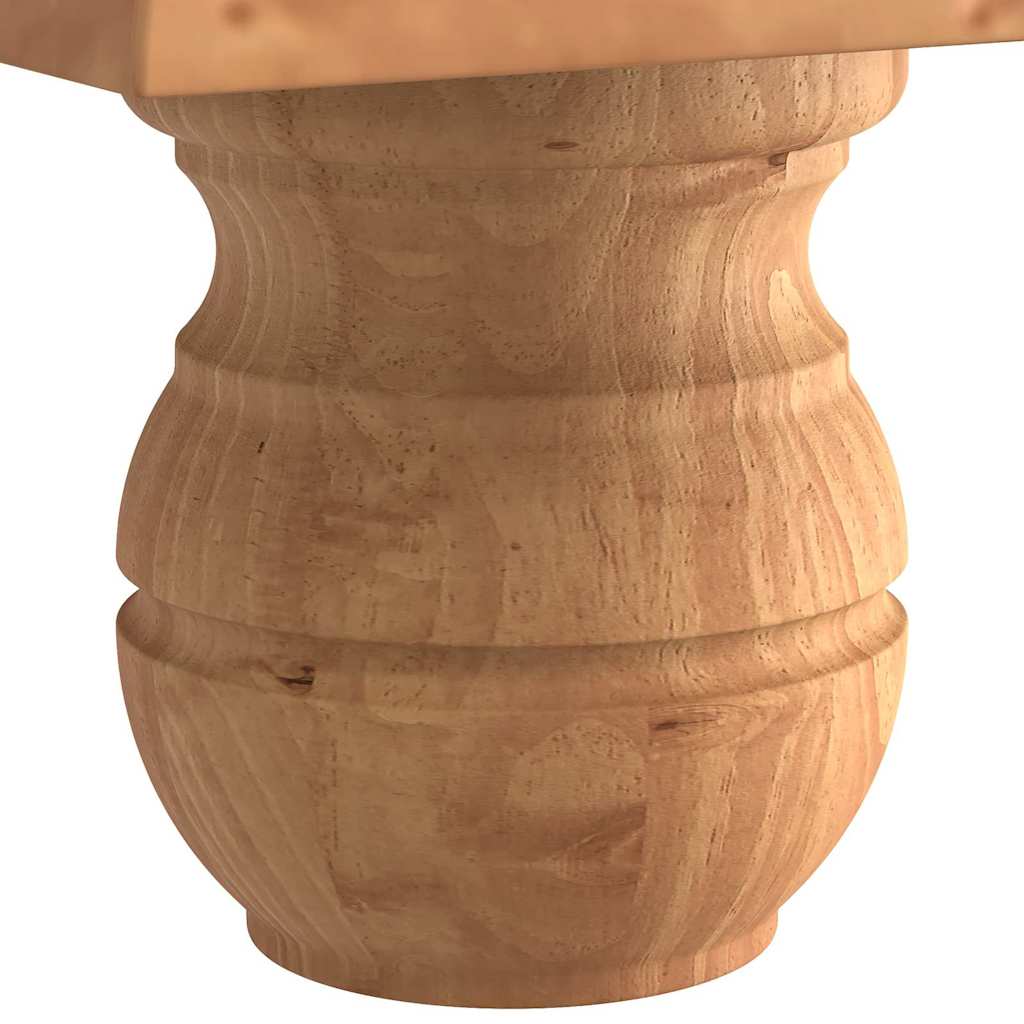 Schuhschrank ASKIM Braun 85 x 35 x 108 cm Massivholz Kiefer