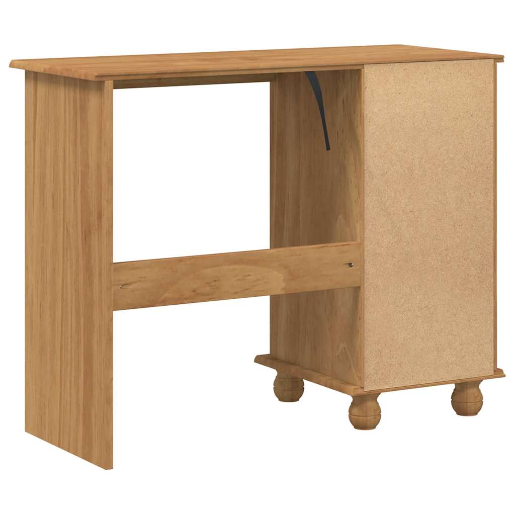Schreibtisch ASKIM Braun 95 x 40 x 75 cm Massives Kiefernholz