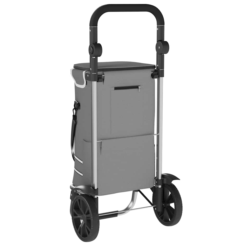 Einkaufswagen Grau 36,5 x 46,5 x 100,5 cm Oxford-stoff