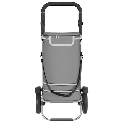 Einkaufswagen Grau 36,5 x 46,5 x 100,5 cm Oxford-stoff