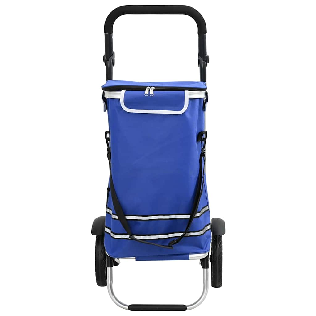 Einkaufswagen Blau 36,5 x 46,5 x 100,5 cm Oxford-stoff