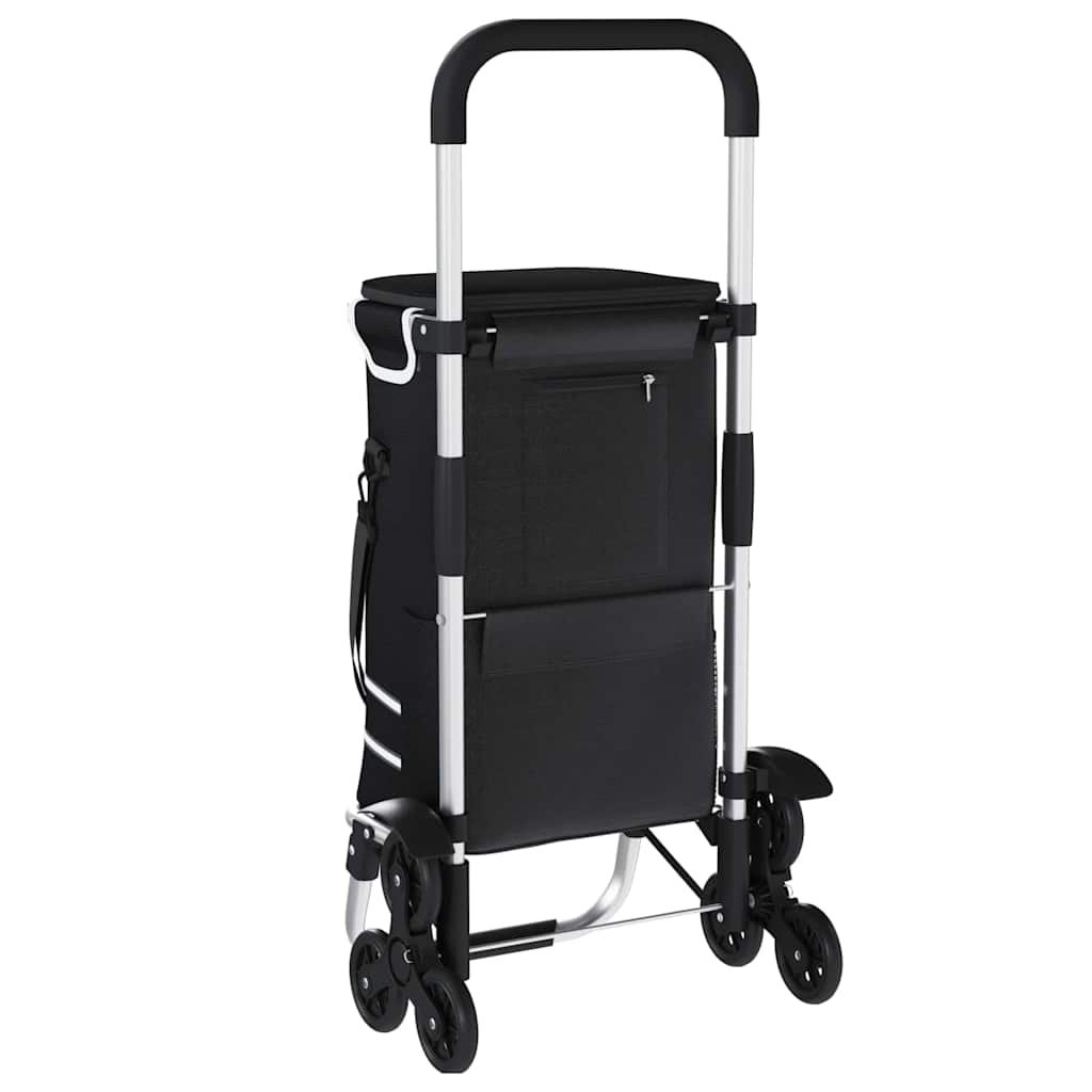 Einkaufswagen Schwarz 47 x 39 x 100,5 cm Oxford-stoff
