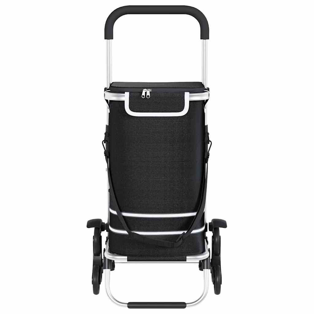 Einkaufswagen Schwarz 47 x 39 x 100,5 cm Oxford-stoff