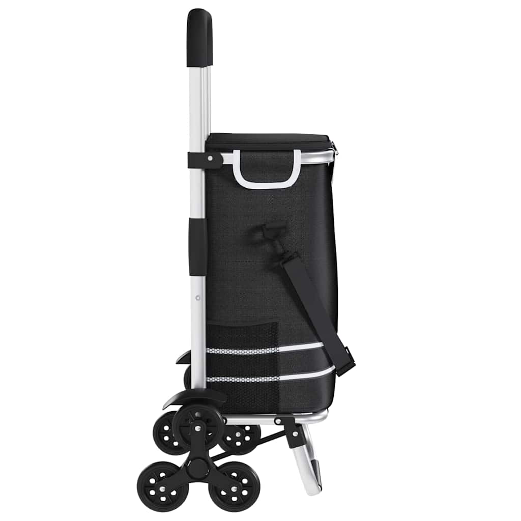 Einkaufswagen Schwarz 47 x 39 x 100,5 cm Oxford-stoff