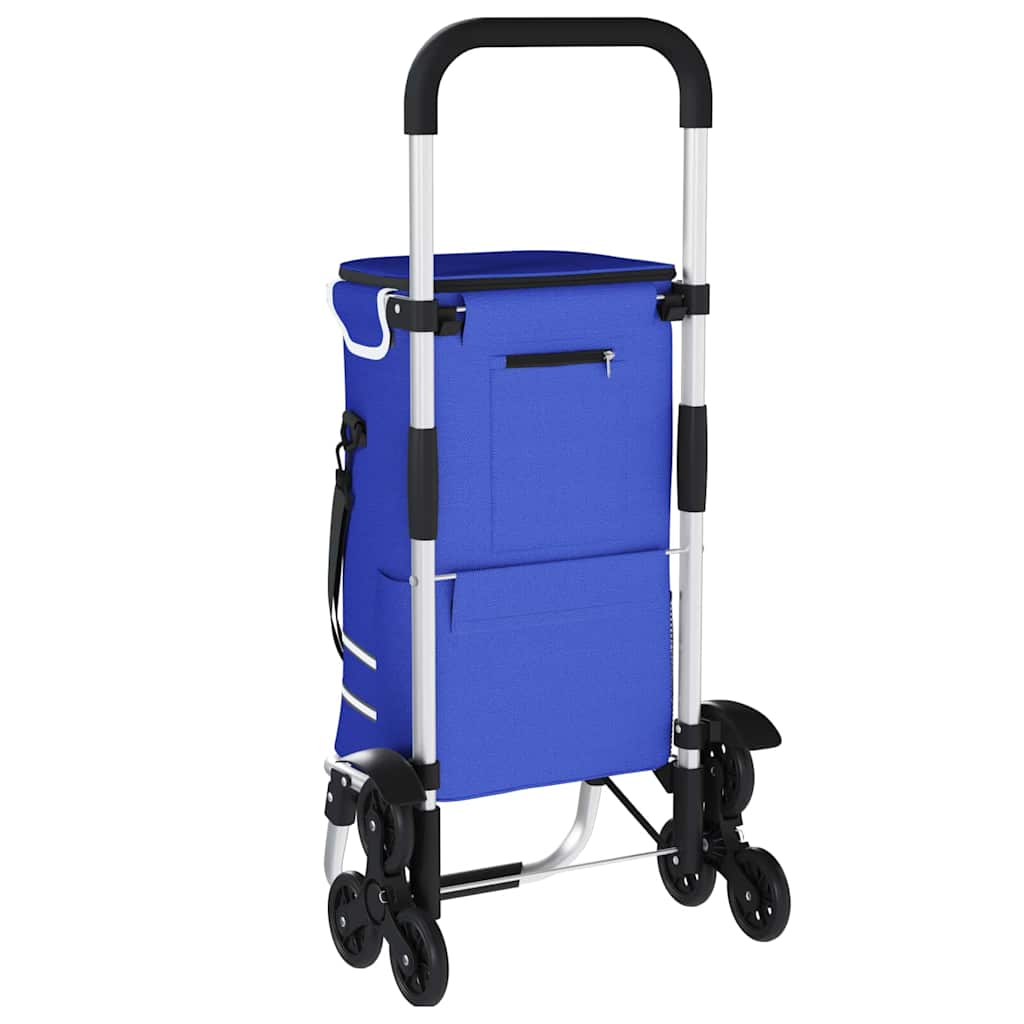 Einkaufswagen 1 Blau 47 x 39 x 100,5 cm Oxford-Stoff
