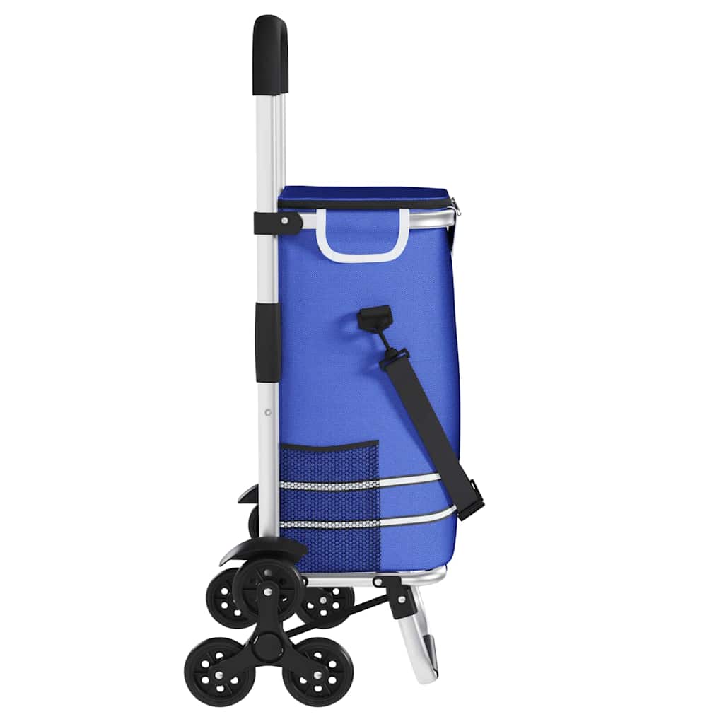 Einkaufswagen 1 Blau 47 x 39 x 100,5 cm Oxford-Stoff