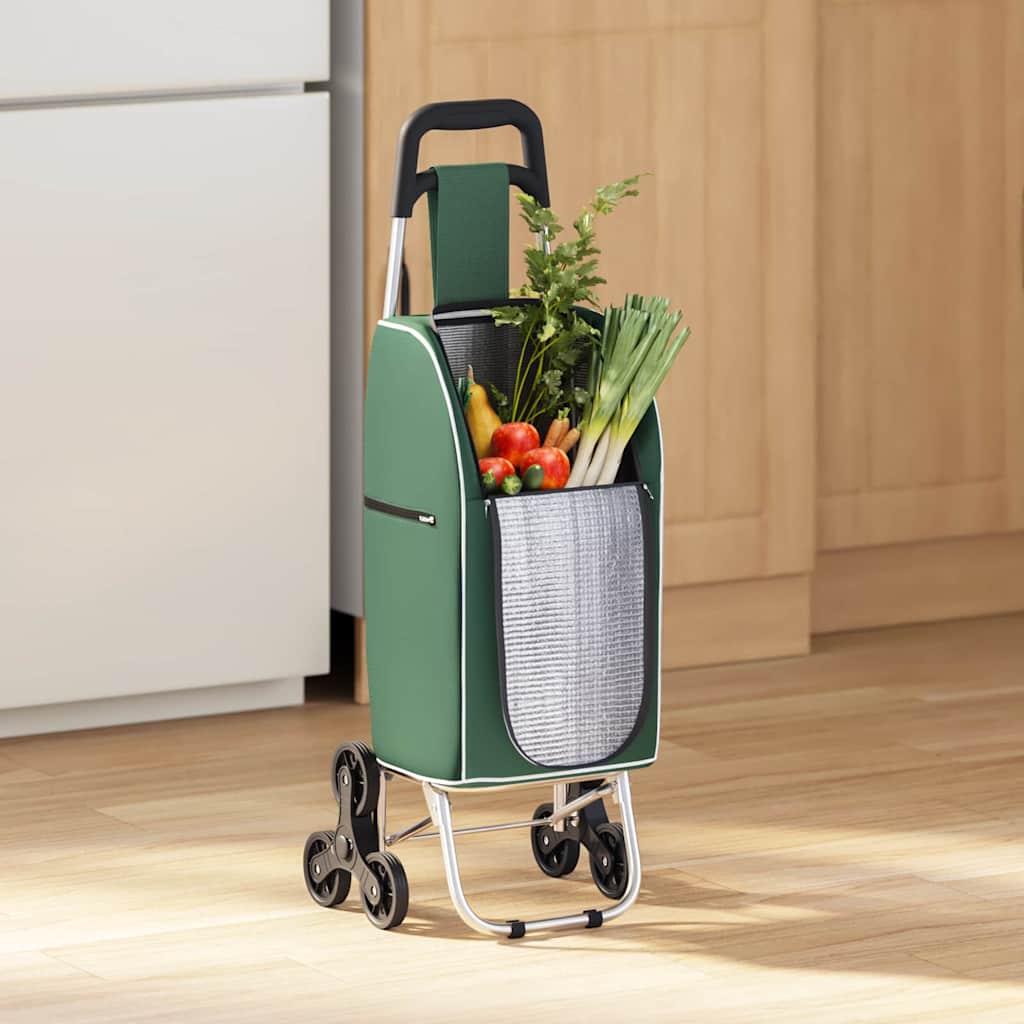 Einkaufswagen Grün 39,5 x 33 x 93 cm Oxford-stoff