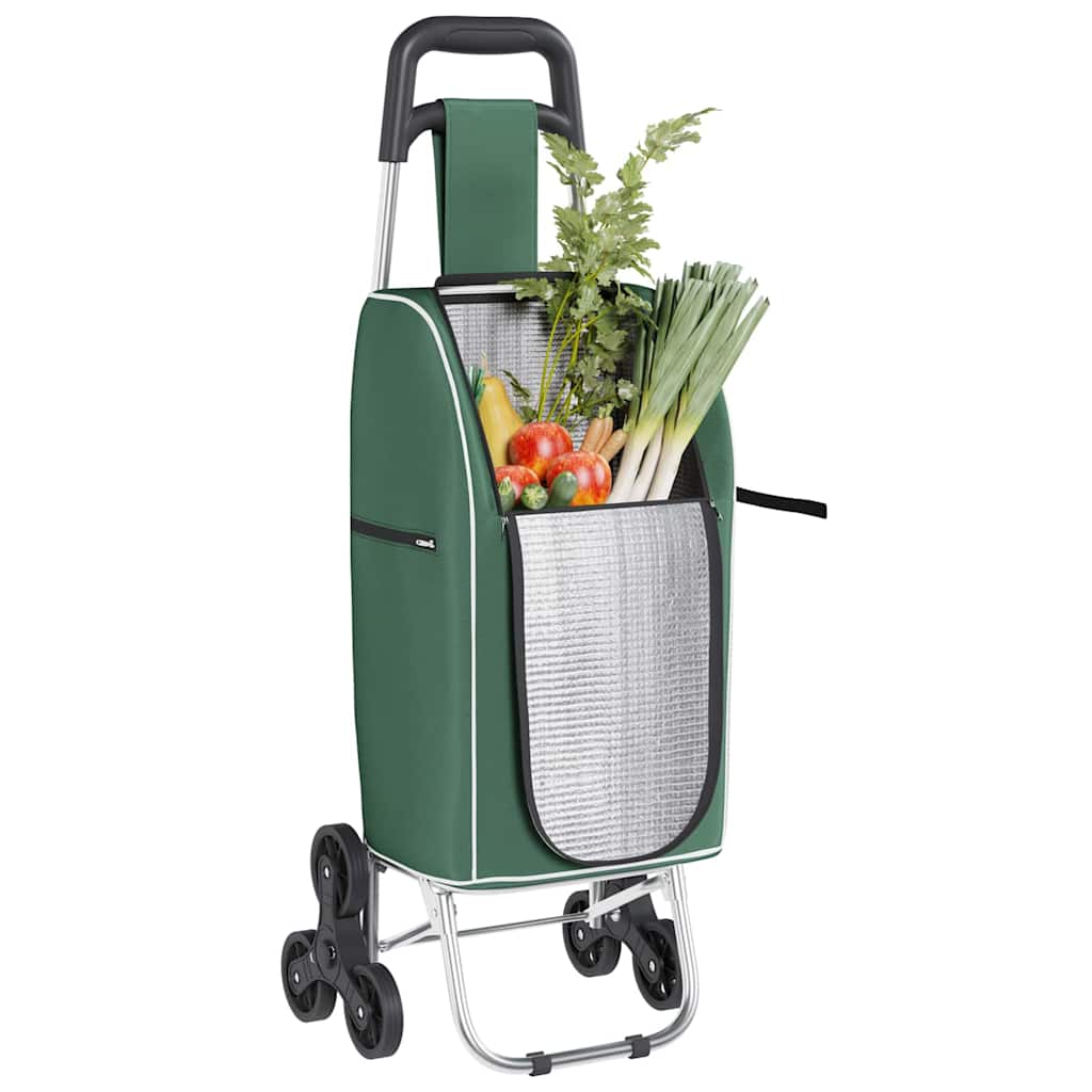 Einkaufswagen Grün 39,5 x 33 x 93 cm Oxford-stoff