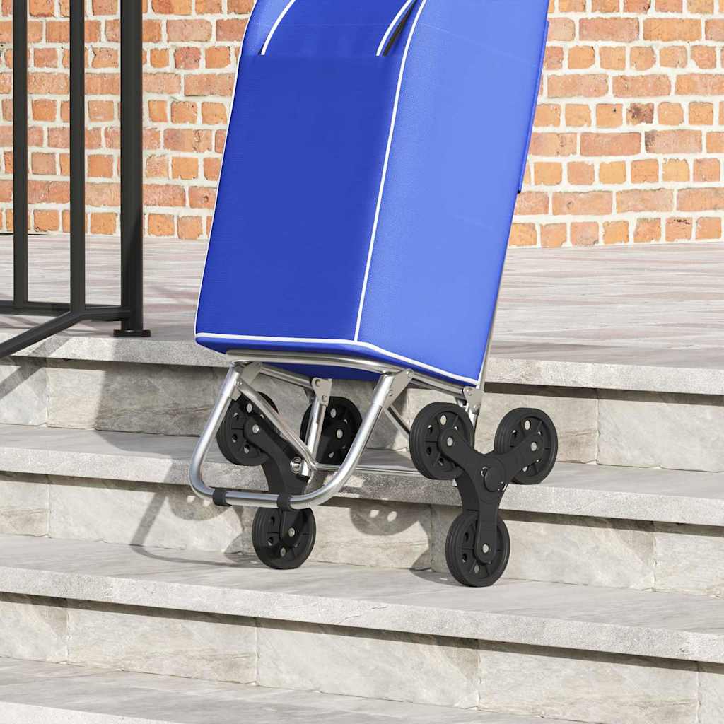 Einkaufswagen Blau 39,5 x 33 x 93 cm Oxford-stoff