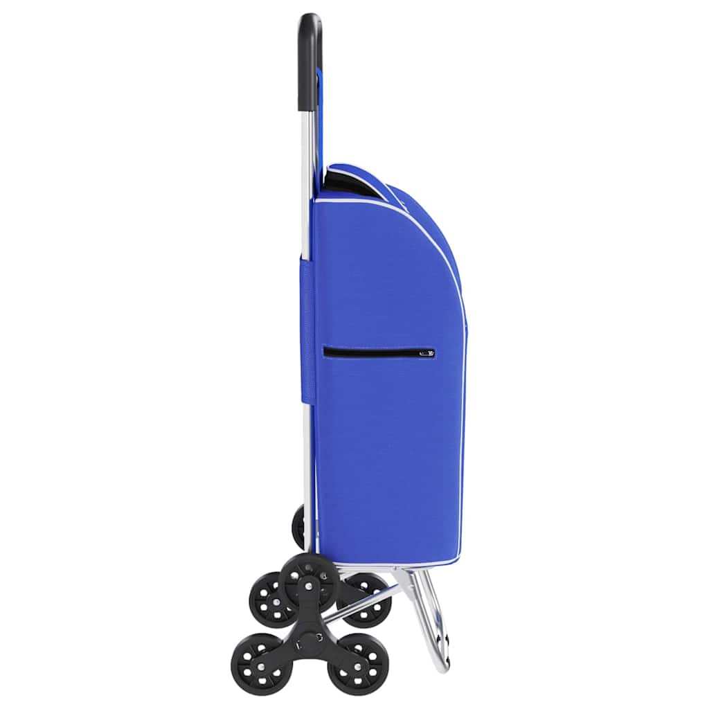 Einkaufswagen Blau 39,5 x 33 x 93 cm Oxford-stoff