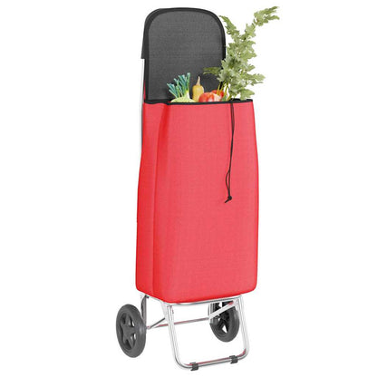 Einkaufswagen Rot 35 x 28 x 92 cm Oxford-stoff