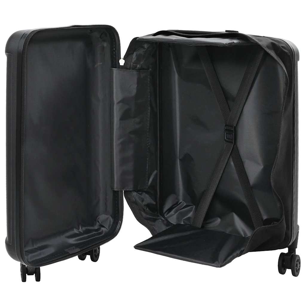 Koffer mit Schloss Schwarz 43 x 27 x 66 cm ABS Kunststoff