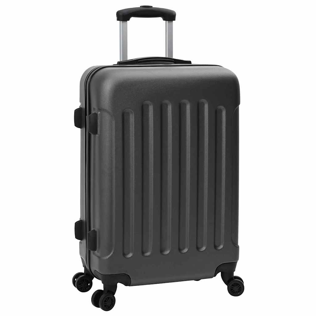 Koffer 3 stk. Dunkelgrau 50 x 31 x 78 cm ABS Kunststoff