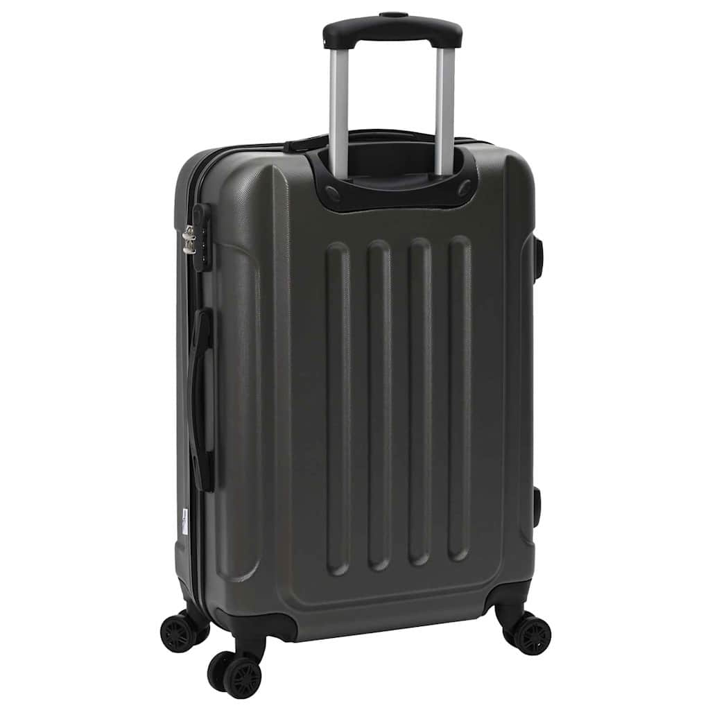 Koffer 3 stk. Dunkelgrau 50 x 31 x 78 cm ABS Kunststoff
