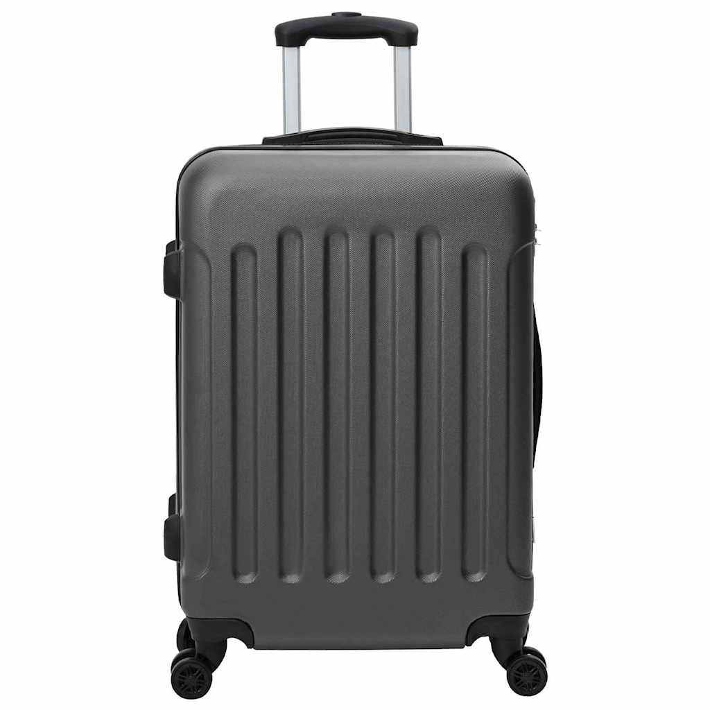 Koffer 3 stk. Dunkelgrau 50 x 31 x 78 cm ABS Kunststoff