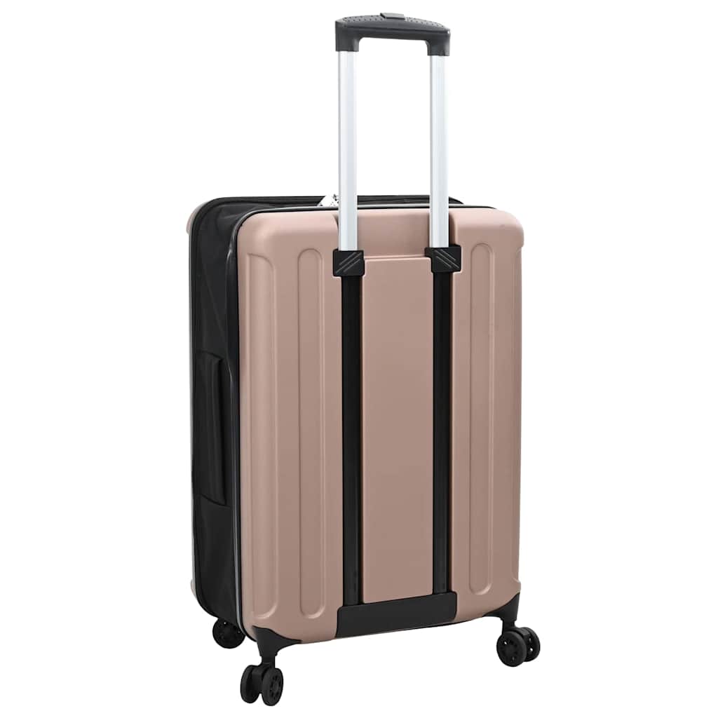 Koffer mit Schloss Roségold 43 x 27 x 66 cm ABS Kunststoff