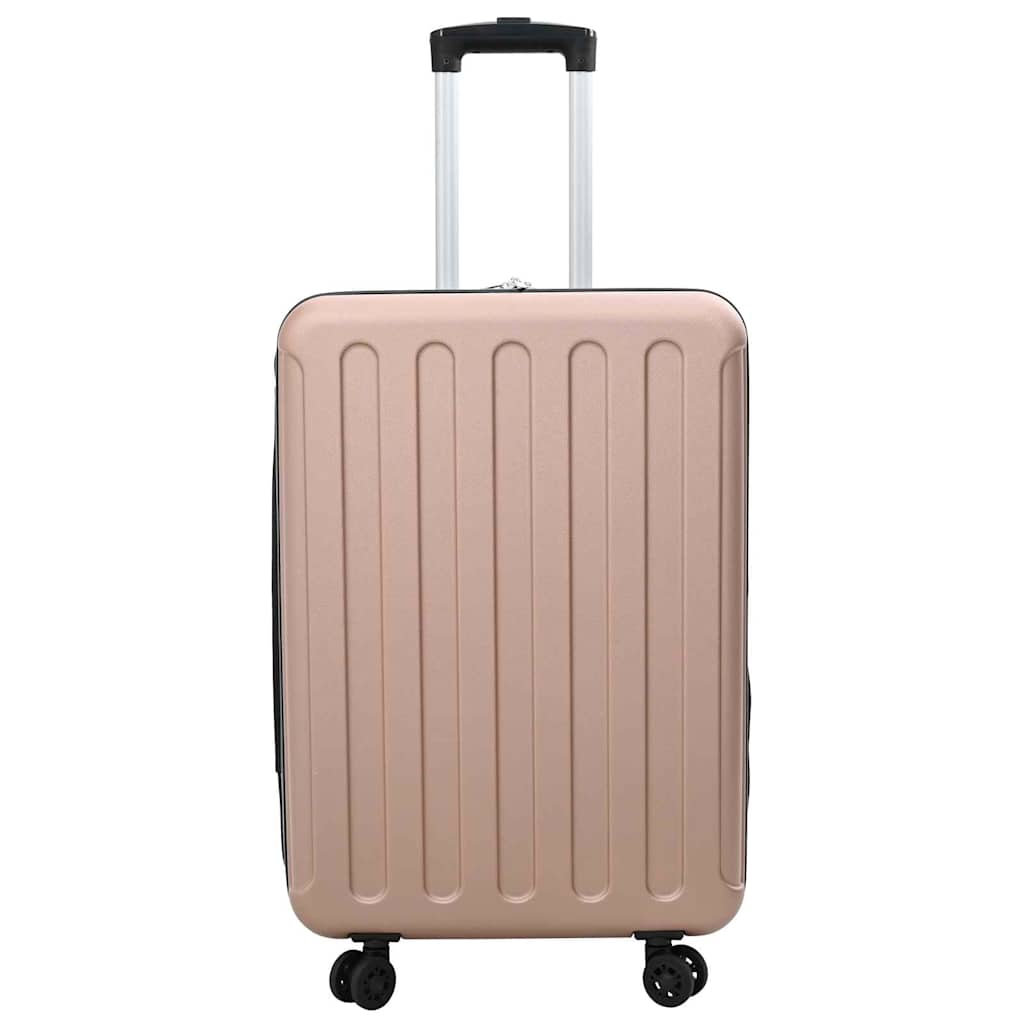 Koffer mit Schloss Roségold 43 x 27 x 66 cm ABS Kunststoff