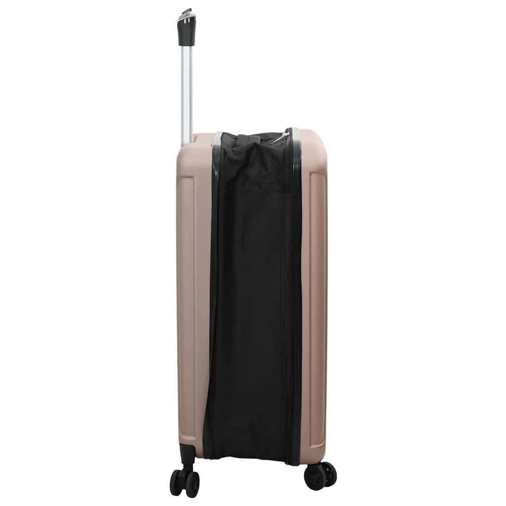 Koffer mit Schloss Roségold 43 x 27 x 66 cm ABS Kunststoff