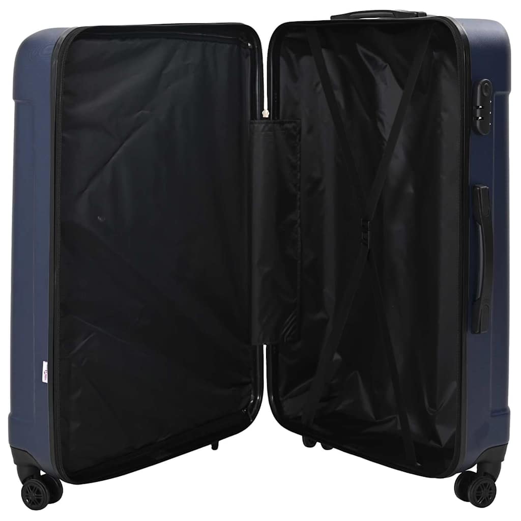 Koffer 3 stk. Dunkelblau 50 x 31 x 78 cm ABS Kunststoff
