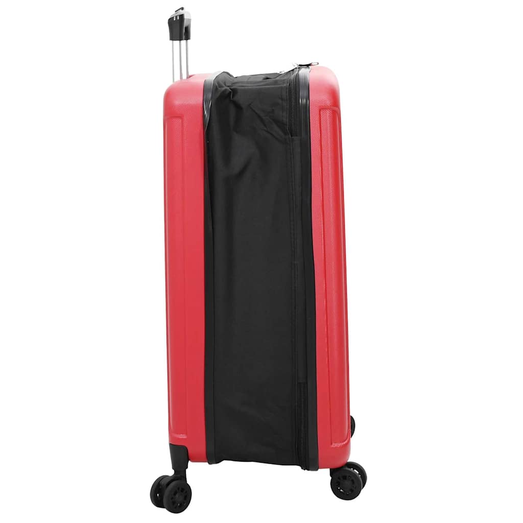 Koffer mit Schloss Rot 50 x 30 x 76 cm ABS Kunststoff