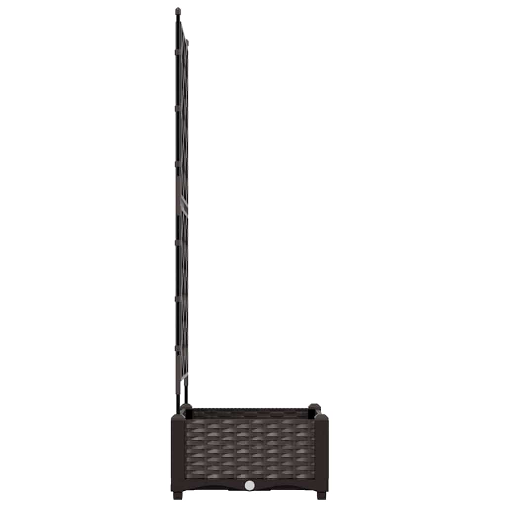 Garten-Pflanzgefäß Braun 40 x 40 x 125,5 cm PP