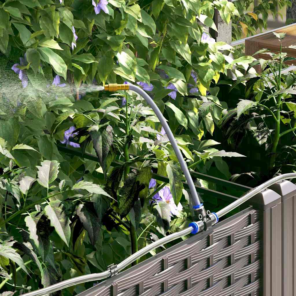 Garten-Pflanzgefäß 3 Stk. Braun 120 x 40 x 142 cm PP