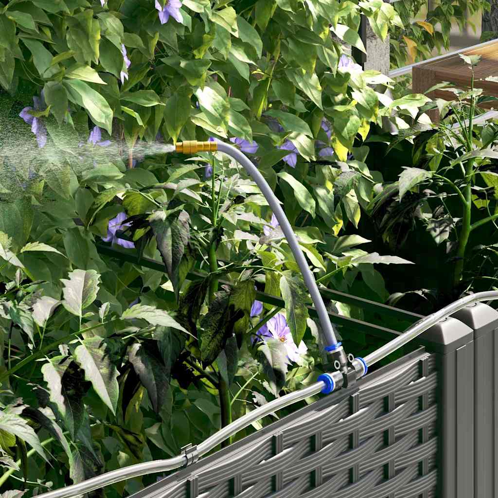 Garten-Pflanzgefäß 2 Stk. Schwarz 80 x 40 x 142 cm PP