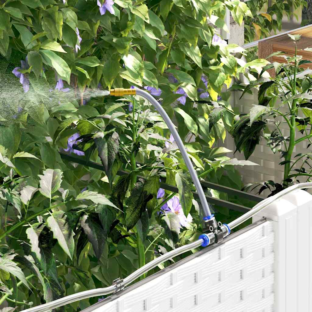Garten-Pflanzgefäß 3 Stk. Weiß 120 x 40 x 126 cm PP